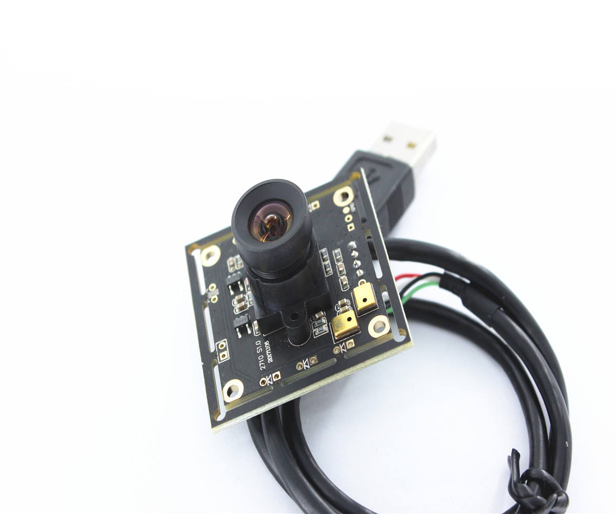 2MP Camera Module 1080P HD USB Face Recognition Built-in Mic,non-distortion Lens Indoor 30 Fps YUY2&MJPGE HBVCAM