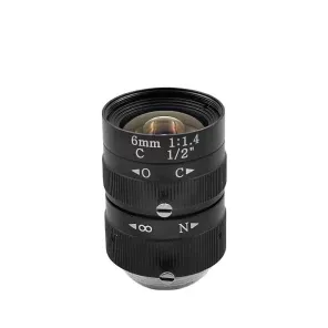 6mm 3Megapixel Manual Fixed Lens C Mount CCTV Industrial Lens
