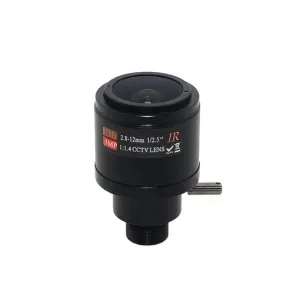 CCTV 2MP 1/2.5" F1.4 M12 mount varifocal 2.8-12mm lens for cctv security camera