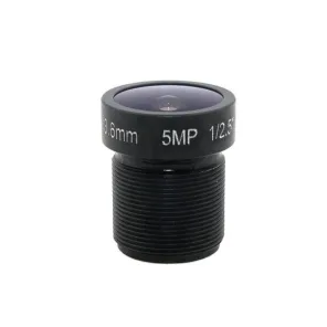 High Quality 3.6mm 5MP M12 Mount Board Lens CCTV Lens For CCTV Camera