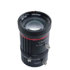 Varifocal lens 6MP Lens 5-50mm CS Mount Auto Iris F1.4 For Industry CCTV IP Camera