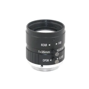 5MP 35mm F1.7 HD Industrial Camera Fixed Manual IRIS Focus Zoom Lens C Mount CCTV Lens for CCTV Camera