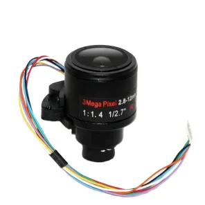 2.8-12mm F1.4 3MP Motorized Auto Iris IR CCTV Camera Lens
