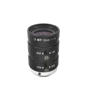 10 Megapixel 16mm F:1.4 1" C Mount Manual Iris Machine Vision Lens industrial camera accessories lens