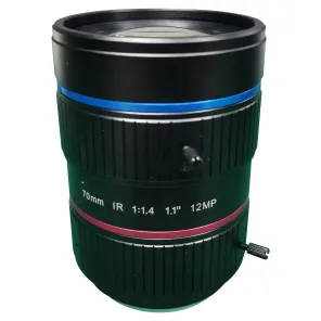 Cheap Factory Price C-M70Ir(12Mp)-11F14 C-Mount 1.1" 70Mm 12Mp F1.4 Ir Correction Lens For Anpr Camera Speed Enforcement Camera