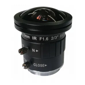 CS-Mount lens with 6.4 mm format 2.5MM 8MP F1.6 fisheye Lens