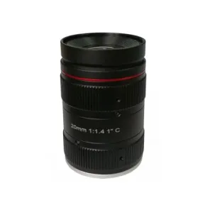 Good Price Of C-M20(12Mp)-1F14 C-Mount 1.1" 20Mm 12Mp F1.6 Lens For Anpr Camera Red Light Enforcement Camera