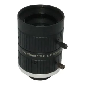 Foctek 35mm 1.1" 20MP C Mount Low Distortion FA Fixed Focal Optical Lens for Industrial cameras
