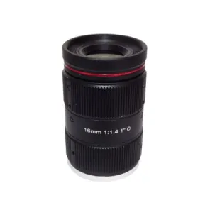 Low Price C-M16(12Mp)-1F14 C-Mount 1.1" 16Mm 12Mp F1.6 Lens For Anpr Camera Speed Enforcement Camera