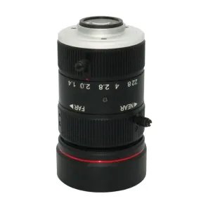 C mount CCTV Lenses with 12MP 4K 12mm fixed focal F1.4 iris aperture for Traffic Monitoring Camera Lenses
