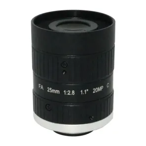 FA-M25(20MP)-11F28 C-Mount 1.1" 25mm 20MP F2.8 Machine Vision Lens