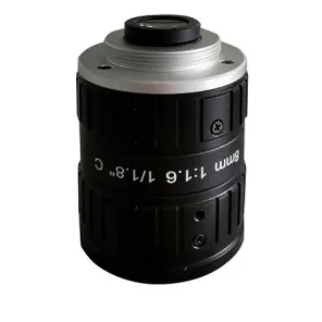 C-Mount lens with 1/1.8" format 8MM 5MP F1.6 Lens For Traffic Monitoring Camera