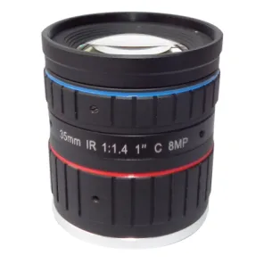 Anpr Cameras Speed Enforcement Cameras Lens with C-mount 1 inch 35mm focal length 8MegaPixel F1.4 iris IR Correction