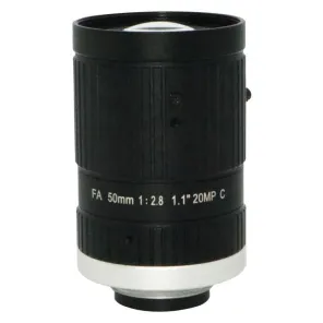 FA-M50(20MP)-11F28 C-Mount 1.1" 50mm 20MP F2.8 Machine Vision Lens