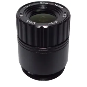 CS-Mount lens with 1/1.7" format 5MM 12MP F2.0 Lens
