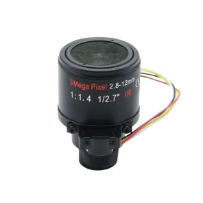 D14 mount 2.8-12mm auto iris adjustable motorized cctv lens