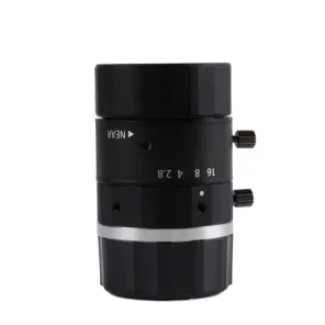 wide angle fixed focus EFL12.8MM 1/1.8 inch mount machine vision lens