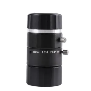 1.8" Format EFL36.8mm 8MP F2.8 C mount Machine Vision Lens