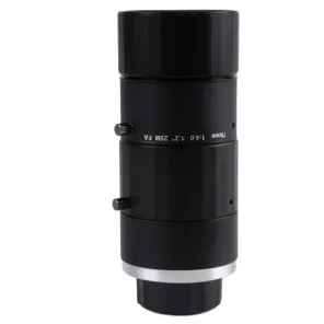 Manufacturer customized 77.1 mm 12MP CS mounts industrial camera lens for 1" sensor CCTV camera wide-angle machine vision lens