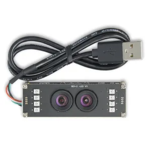 1080P Dual Camera Face and Object Recognition, Embedded Built-in Camera Module + 850nm Infrared Optical Panel