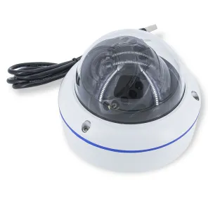 Hemispherical security camera infrared night vision and add white fill light night full color